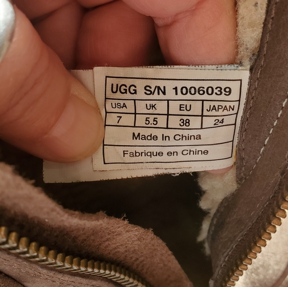 UGG Heeled Suede Ankle Boots - Picture 5 of 8